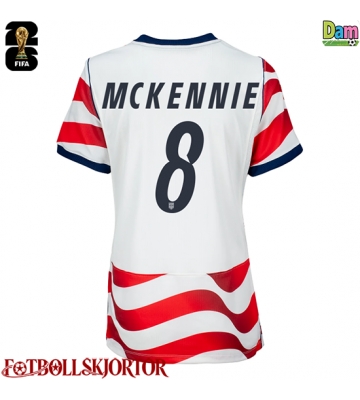 Förenta stater Weston McKennie #8 Hemmatröja Dam VM 2026 Kortärmad
